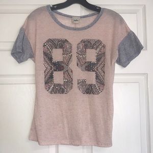 Daytrip varsity tee size XS